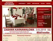 Tablet Screenshot of imperium-mielec.pl